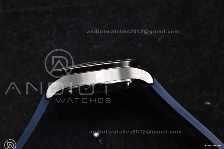 WeatherProof Best White Blue Portuguese Chrono on 1:1 Strap Blue Rubber IW3716 Z+F Edition A 1011 Dial 0421